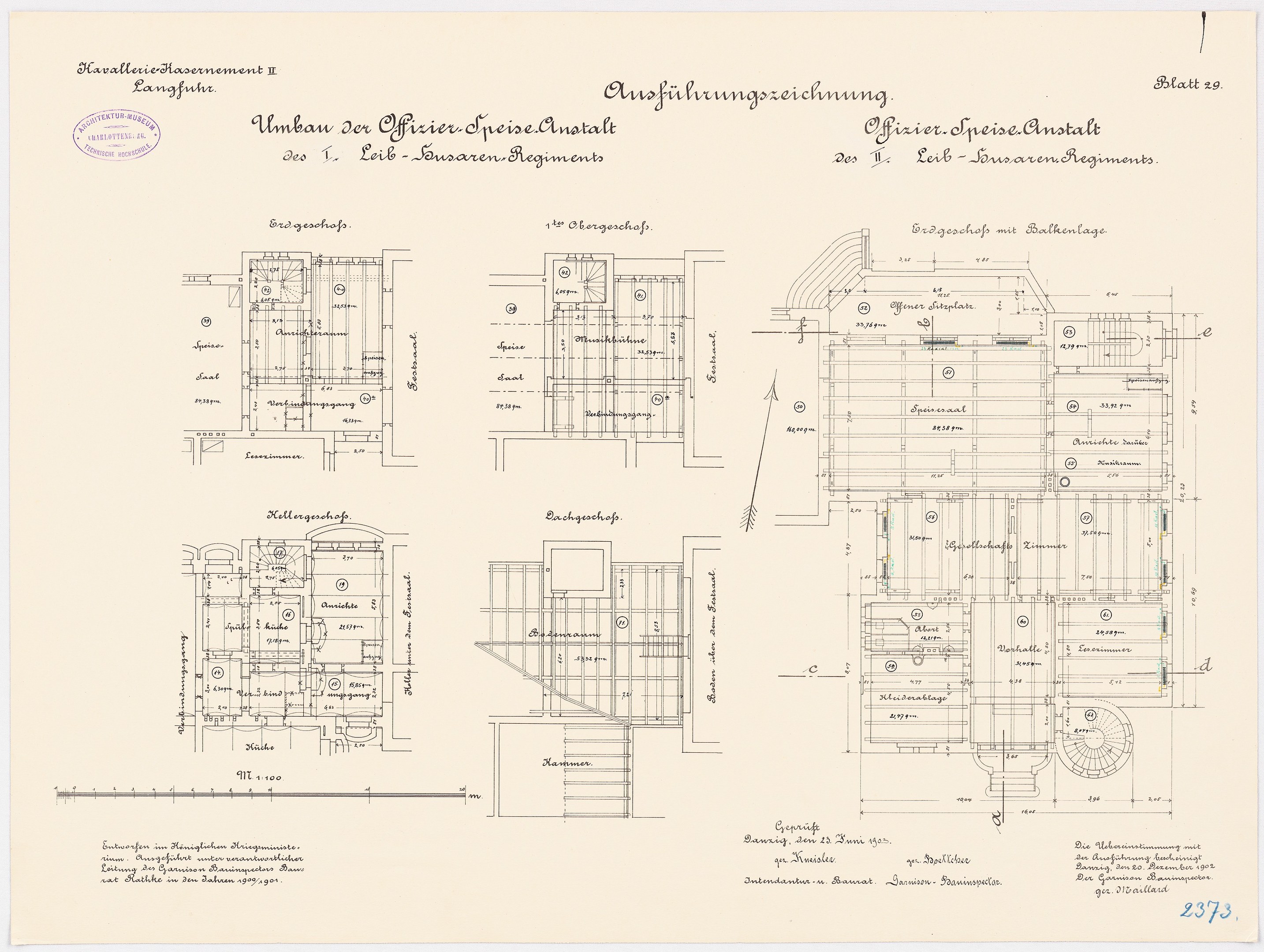 Schwarz-weißer architektonischer Grundriss des ehemaligen Bundeskanzleramts, der detaillierte Layout-Plan mit Text und Zeichnungen zeigt.