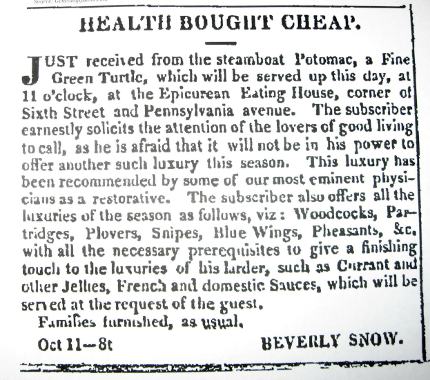 Schwarze und weiße Zeitungsanzeige für ein Gesundheitsprodukt, das zu einem niedrigen Preis verkauft wird.