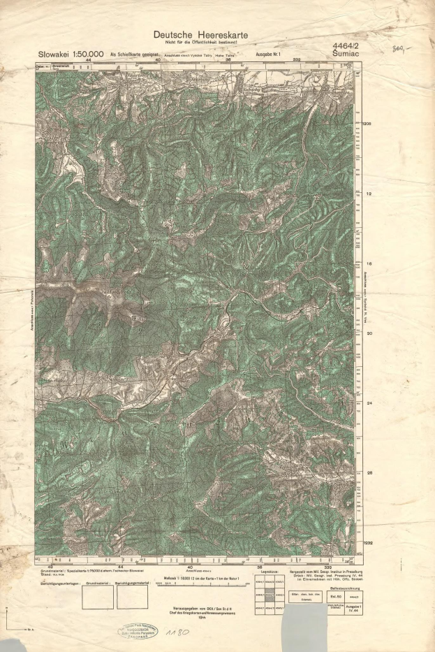 Eine alte topografische Karte der deutschen Alpen, die detaillierte Konturen, Höhenangaben und Geländeformationen zeigt, mit Text oben und unten.